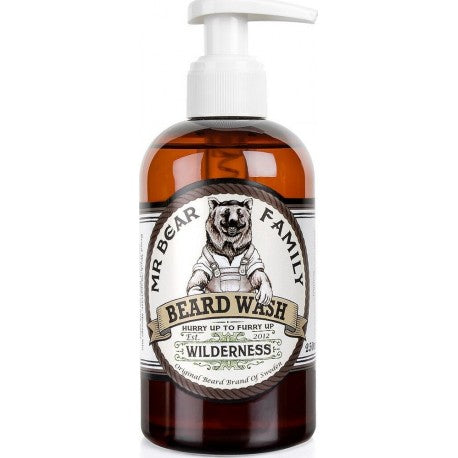 Shampoing à Barbe Wilderness 250ml MR BEAR FAMILY
