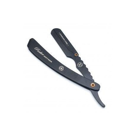 Shavette acier inoxydable noir PARKER
