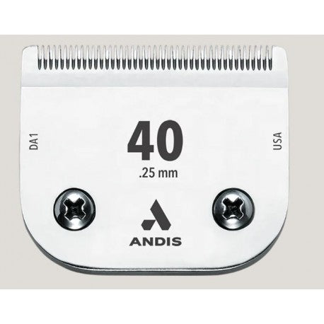 Tête de coupe N°40 0.25mm chirurgicale céramique pour tondeuse Pro ANDIS/MOSER