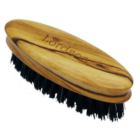 Brosse Barbe&Moustache Ovale 5rangs 8.3 cm, Pur poil sanglier, Olivier LORDSON