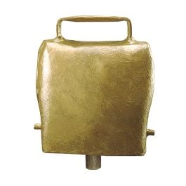 Cloche en acier droit coloris bronze 100 mm