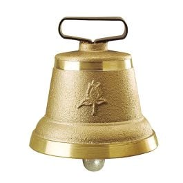 Cloche ronde en fonte de laiton n° 9