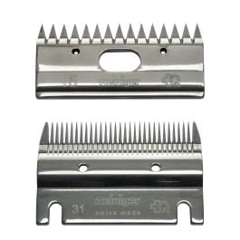 Jeu de peignes Heiniger spécial chevaux 31 et 15 dents