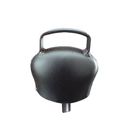 Cloche en acier bombé Black-Blue 64 mm
