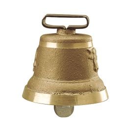 Cloche ronde en fonte de laiton n° 6