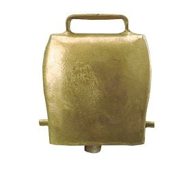 Cloche en acier droit coloris bronze 85mm
